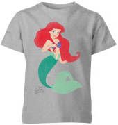 Disney De Kleine Zeemeermin Ariel Kinder T Shirt Grijs 146/152(11 12 jaar )