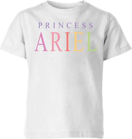 Disney De Kleine Zeemeermin Princess Ariel kinder t shirt Wit 146/152(11 12 jaar) Wit