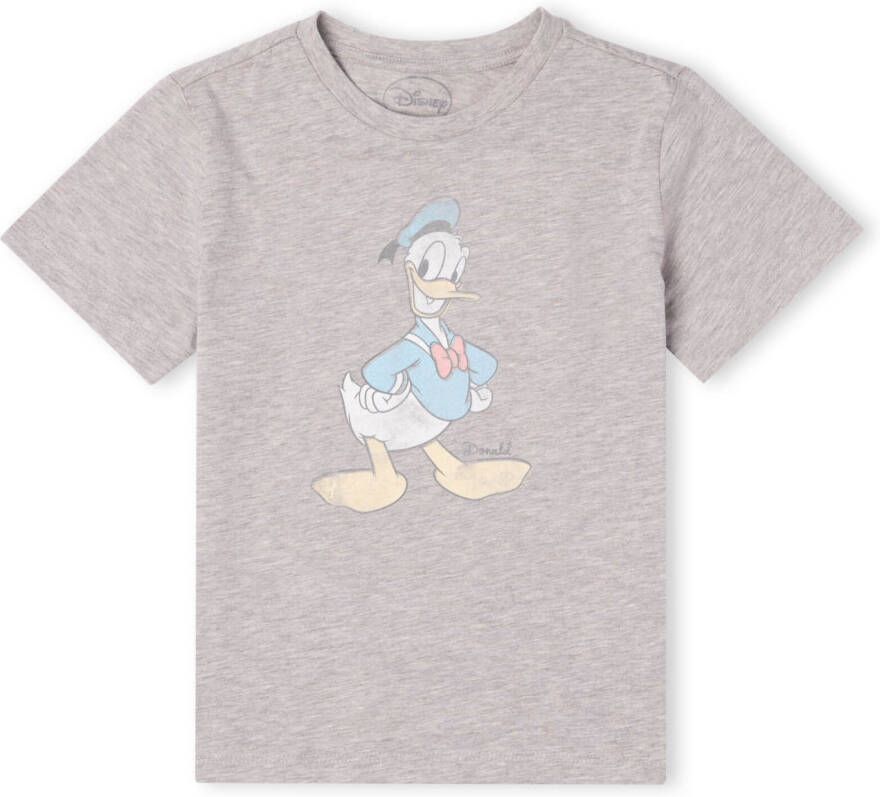 Disney Donald Duck Klassieke Pose Kinder T Shirt Grijs 146/152(11 12 jaar )