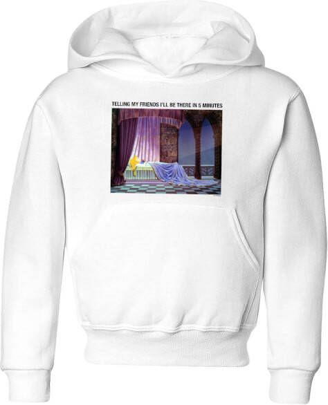 Disney Doornroosje I'll Be There In Five kinder hoodie Wit 146/152(11 12 jaar) Wit