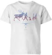 Disney Frozen 2 Believe In The Journey kinder t shirt Wit 146/152(11 12 jaar )