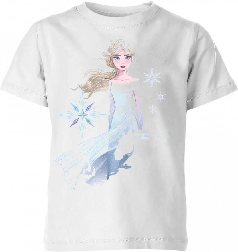 Disney Frozen 2 Nokk Silhouet kinder t shirt Wit 146/152(11 12 jaar )