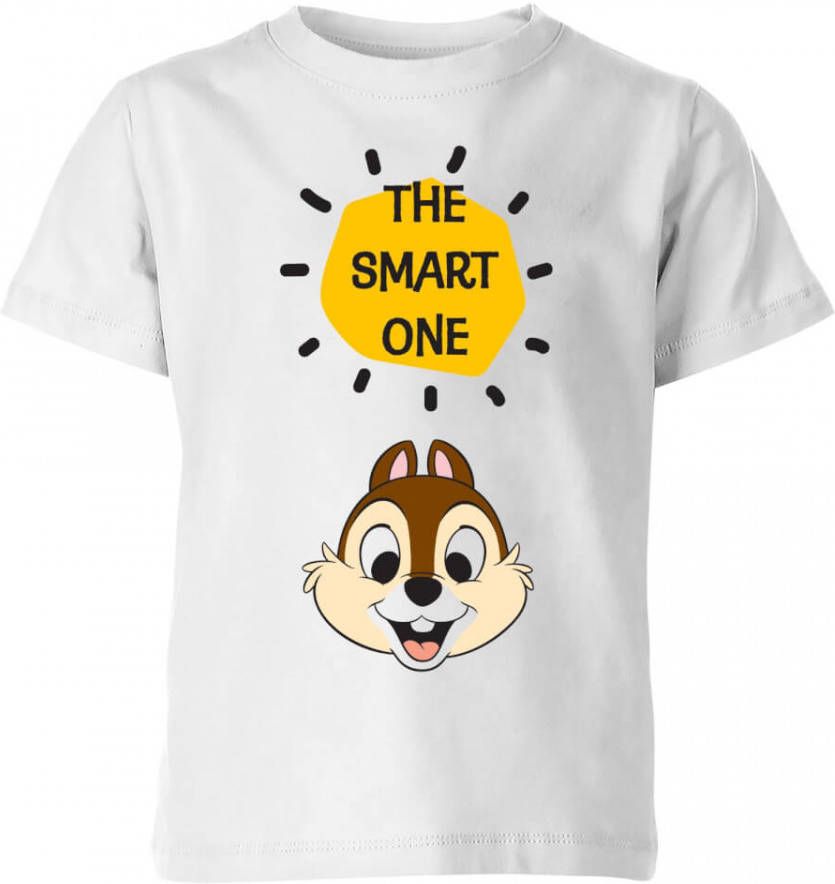Disney Knabbel en Babbel The Smart One kinder t shirt Wit 146/152(11 12 jaar )