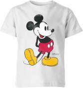 Disney Mickey Mouse Classic Kick Kinder T Shirt Wit 146/152(11 12 jaar )