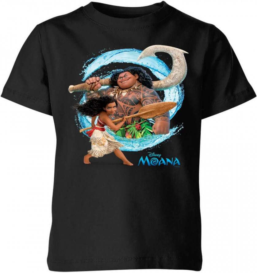 Disney Moana Wave Kinder T shirt Zwart 146/152(11 12 jaar )